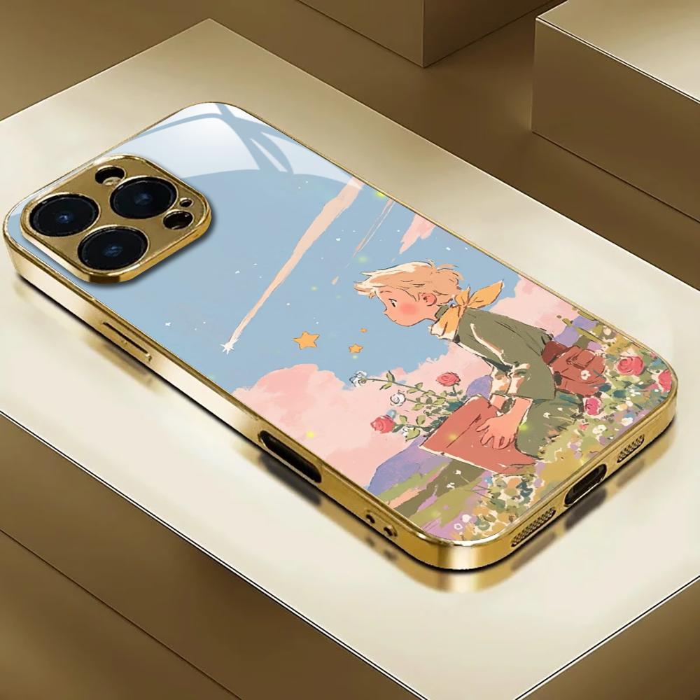 Apple Iphone 16 - INSミラーローズリトルプリンスフォンケース iPhone 17 AIR 16 15