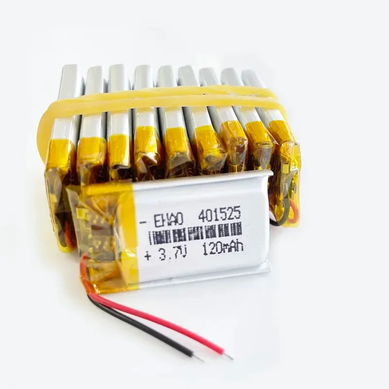10 個 3.7V 120mAh リポリチウムポリマー充電式 - Smartwatch Headset のレビューと価格
