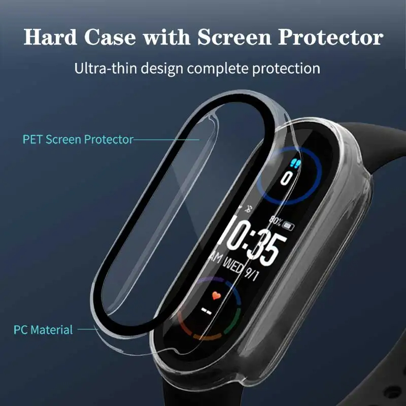 Xiaomi Mi Band 10/9/8用 強化ガラス+P - Xiaomi Smartwatch Accessories のレビューと価格