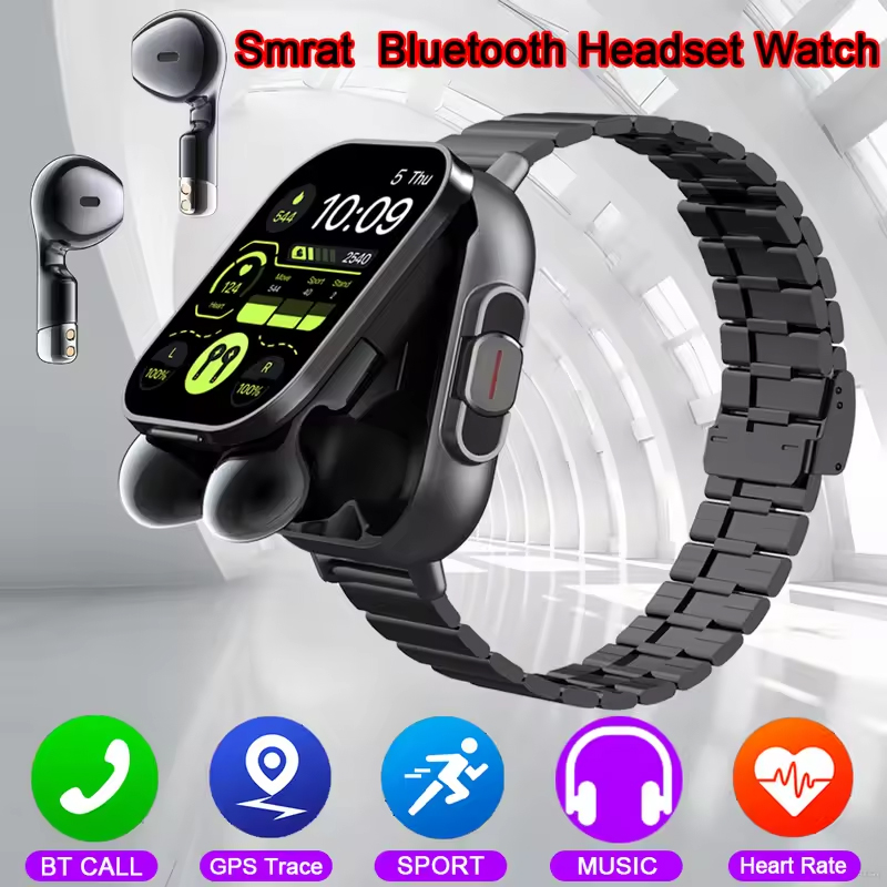 NFCスマートウォッチ TWS 2-in-1ヘッドセット B - Smartwatch Headset のレビューと価格