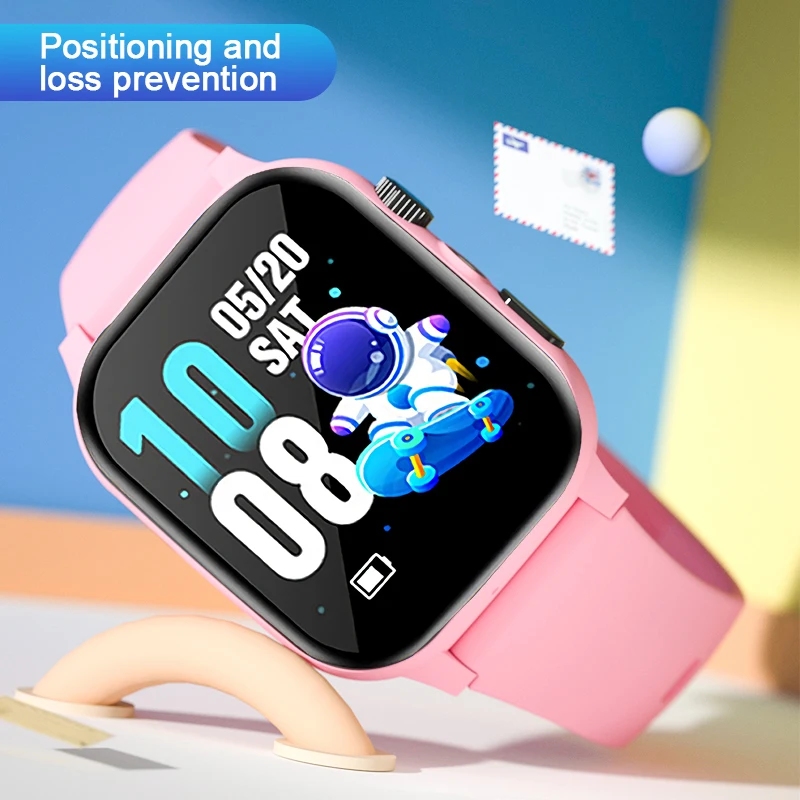 4 グラムキッズスマートウォッチ SOS コール LBS ト - Smartwatch Id のレビューと価格