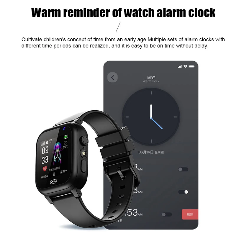 4 グラムキッズスマートウォッチ SOS コール LBS ト - Smartwatch Id のレビューと価格