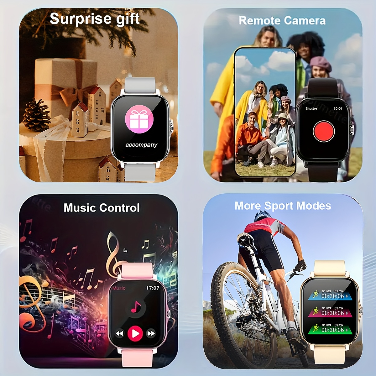 市場にいるものとは異なるスマートウォッチ、ファッショナブルで - Smartwatch Instagram のレビューと価格
