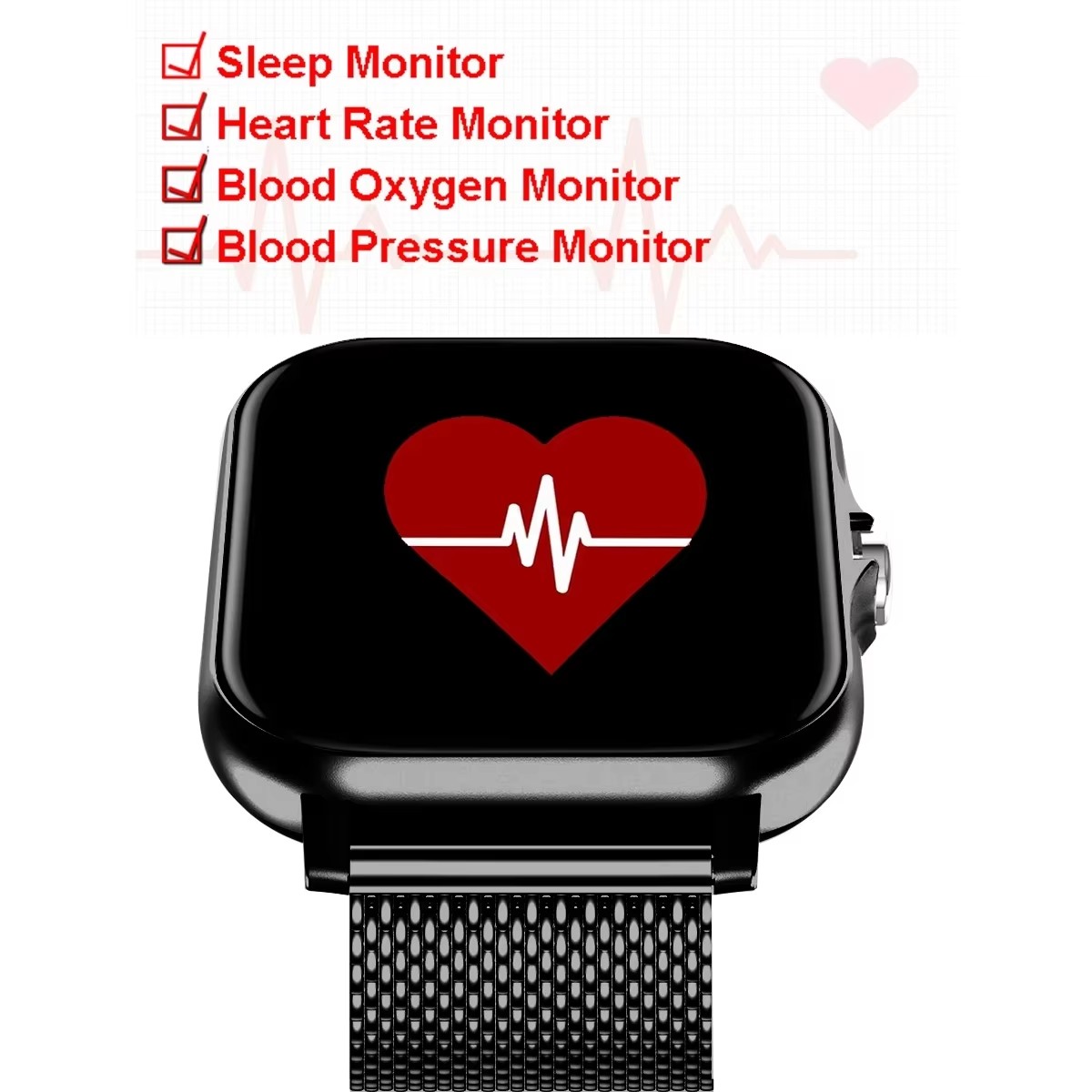 1.83 インチ防水スマートウォッチ、メッセージ応答通話睡眠 - Smartwatch Instagram のレビューと価格