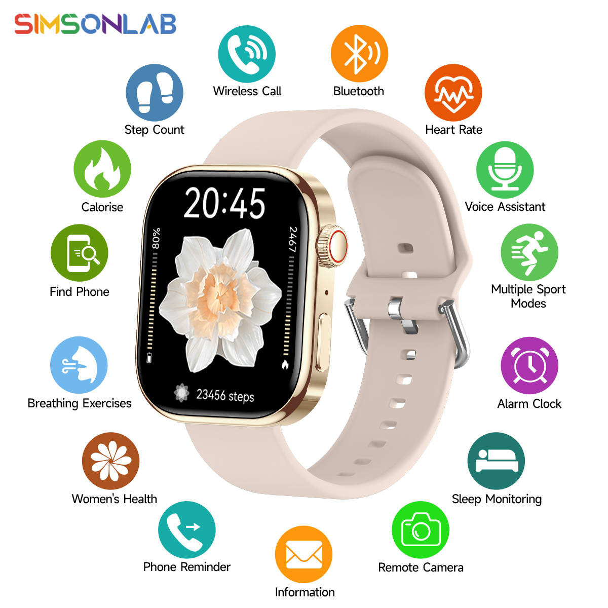 2026 新しいスマートウォッチ Android/IOS 2 - Smartwatch Instagram のレビューと価格