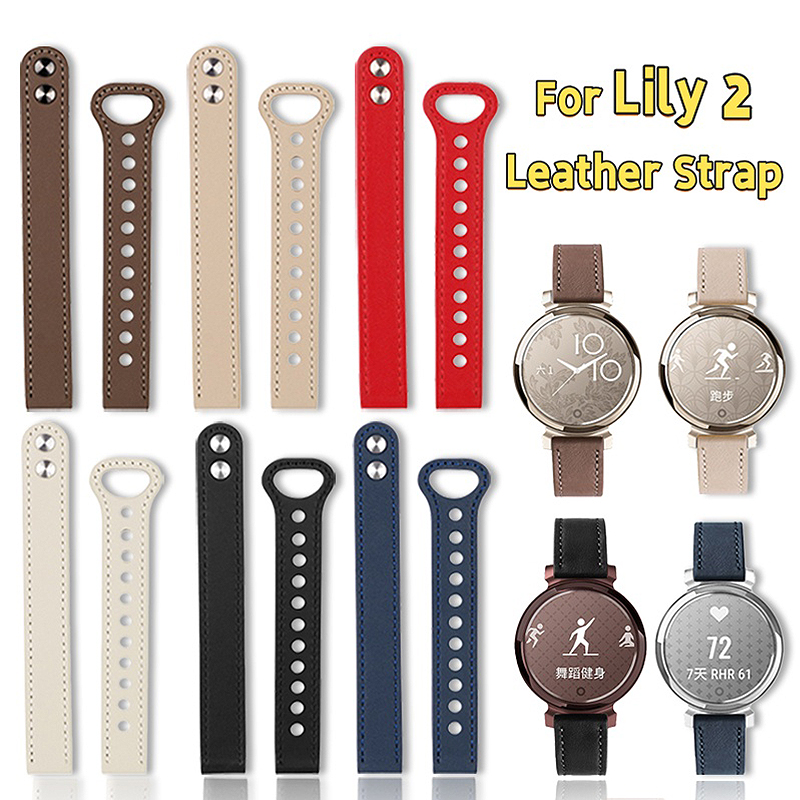 14 ミリメートル本革ストラップ新しいガーミンウォッチリリー - Smartwatch Instagram のレビューと価格