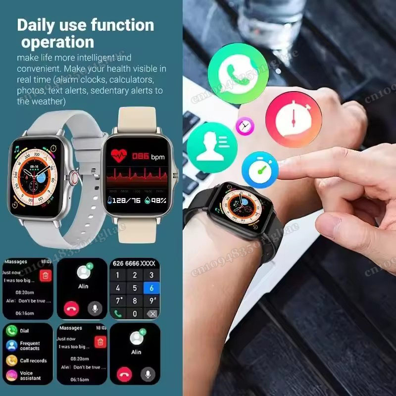 新型スマートウォッチ アンドロイドフォン 1.44インチカラ - Smartwatch Instagram のレビューと価格