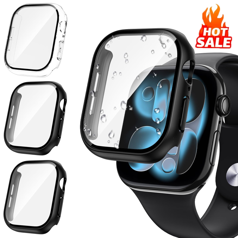 3 個のガラス + カバー Apple Watch ケース  - Smartwatch Band Accessories のレビューと価格