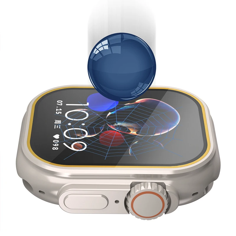 強化ガラスフィルム Apple Watch ウルトラ 49  - Smartwatch Band Accessories のレビューと価格