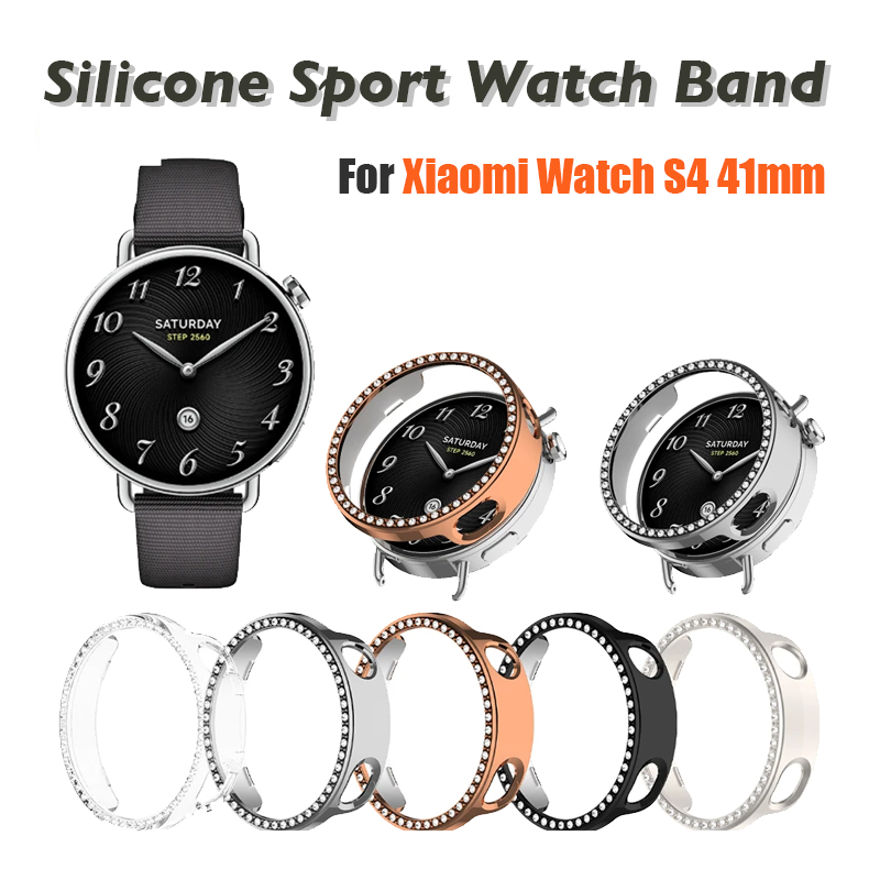 単列ドリル中空ケース Xiaomi 時計 S4 41 ミリメ - Xiaomi Smartwatch Accessories のレビューと価格