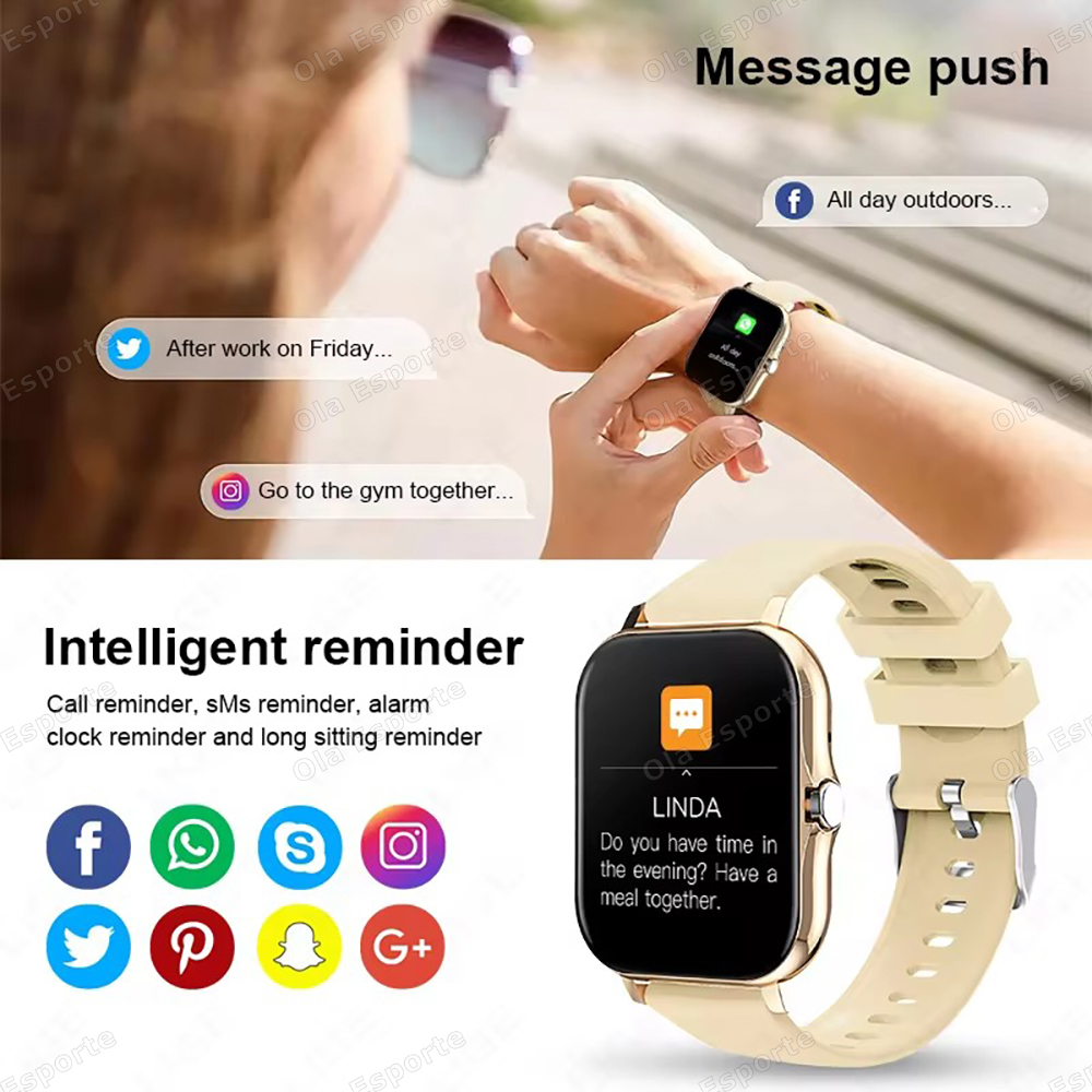 スマートウォッチ Android IOS対応 1.83インチ - Smartwatch Instagram のレビューと価格