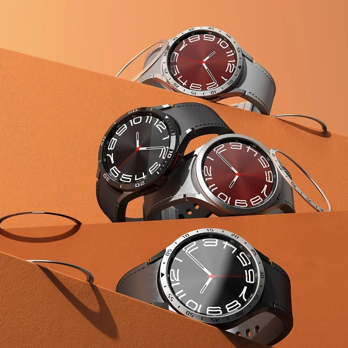 サムスンギャラクシーウォッチ用メタルベゼル6、クラシック、4 - Smartwatch Band Accessories のレビューと価格